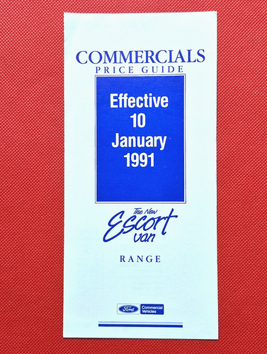 1991 new ford escort - ford,
