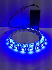 Super Bright Blue Led Light, 9V Battery Operated 500mm Waterproof Strip.