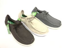 Sanuk Men's Shaka Canvas Slip On Shoes 1109242 Khaki Brindle Grey