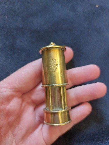 Vintage miniature brass miners - vintage,