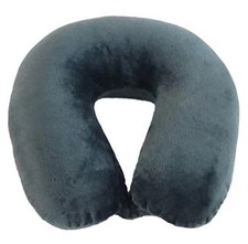 Wolf Essentials Adult Cozy Soft Microfiber Neck Pillow Compact Perfect for Plane