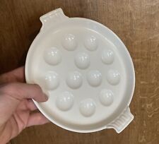 Vintage Le Creuset Cast Iron 12 Snail Plate Made in France