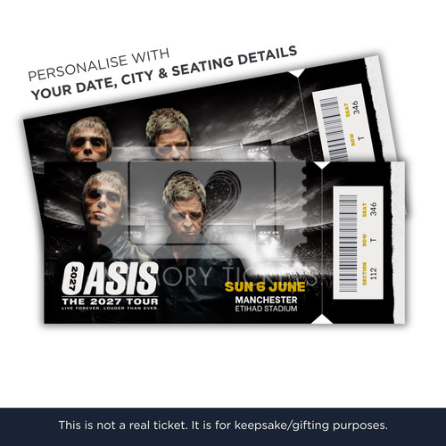 Oasis 2027 tour souvenir - oasis,