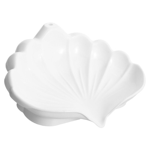 Shell shaped soap dish - shaped,