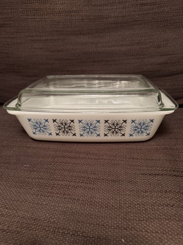 Vintage pyrex blue chelsea - pyrex,