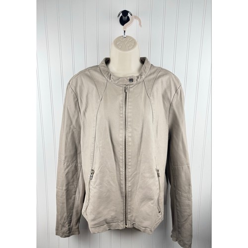 Black rivet moto jacket faux - black,
