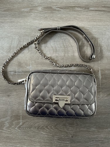 Aspinal london gold zip - london,