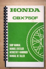 Honda CBX750F Service Workshop
