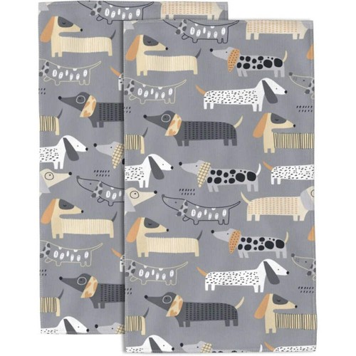 Dachshund microfibre hand - dachshund,