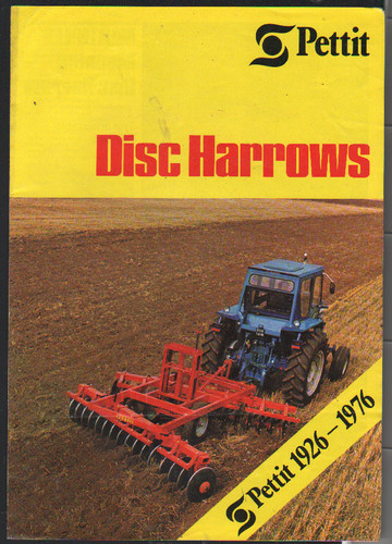Pettit disc harrows brochure - pettit,