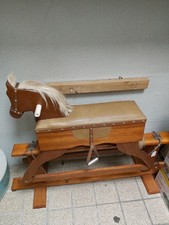 Vintage solid wooden rocking