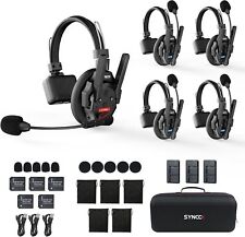 SYNCO XTALK XPRO5 Wireless Intercom Headset Team Communication System (5PC/Set）