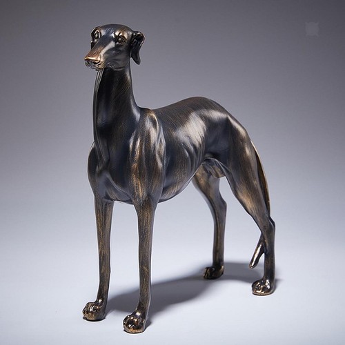 Greyhound dog statue sculpture - dog,