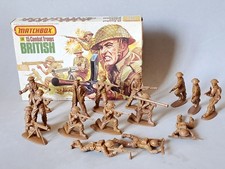 Matchbox Toy Soldiers British Combat Troops   1/32 Scale no. P-6002