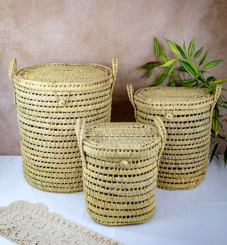 Wicker laundry basket - laundry,