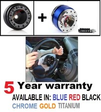 QUICK RELEASE SNAP OFF STEERING WHEEL BOSS KIT HUB FIT ESCORT MK1 CAPRI + MORE