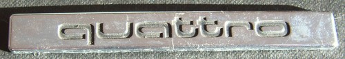 Genuine audi quattro badge - genuine,