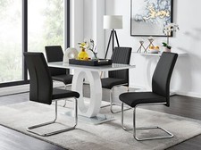 GIOVANI White High Gloss Grey