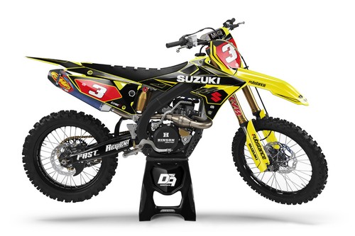 Suzuki motocross graphics - suzuki,
