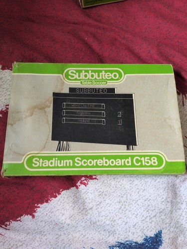 Subbuteo stadium scoreboard - stadium,