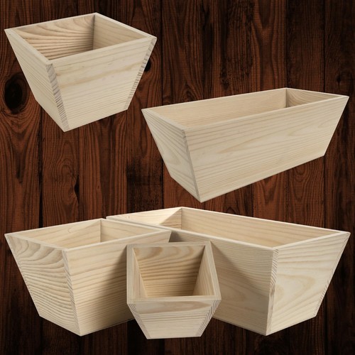 Wooden indoor plant pots - indoor,