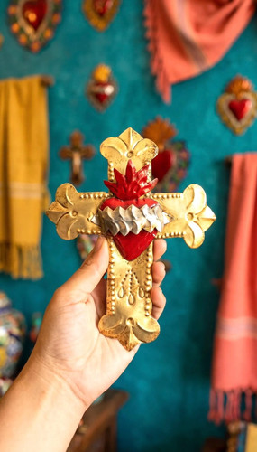 Wood cross art - wood, confirmation