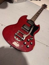 Epiphone SG G-400 Electric Guitar, Cherry with Bigsby (Pre-Owned)
