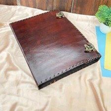 Leathe Four Ring Binder Organizer Folder A4 Binder Tree of life Grimoire