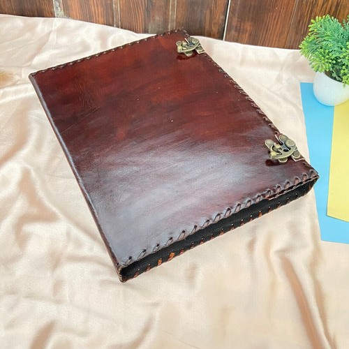 Leathe four ring binder - leathe,