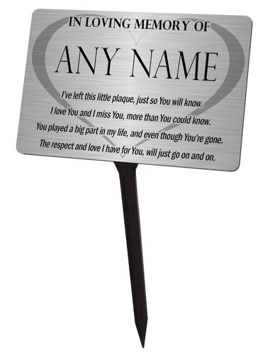 Personalised memorial plaque - personalised,