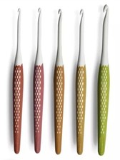 Prym Ergonomic soft grip comfy crochet hooks, 3mm -15mm, Choose size or set 