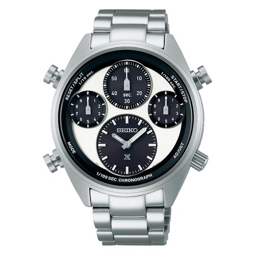 Seiko silver mens chronograph - mens,