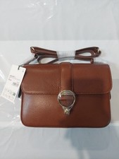 Barbour Women's Rosa Brown Leather Crossbody Bag One Size Brand New