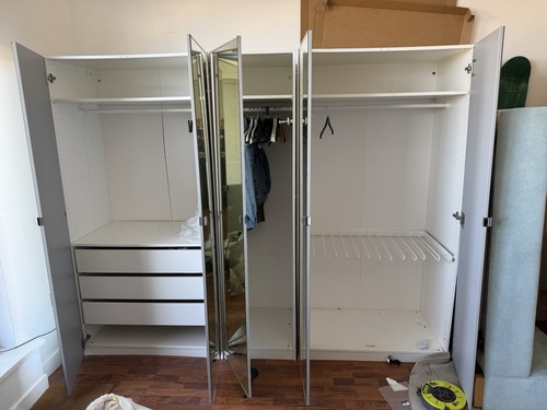Ikea pax wardrobe doors - 4x,