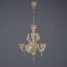 Antique Venetian Chandelier Murano Glass Italy XX Century Original