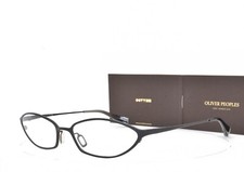 Oliver Peoples EYEGLASSES MATTE BLACK CHROME 53-17-130 BABS MBK