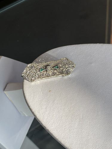 Antique diamond emerald - antique,