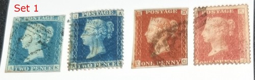 Penny blue and - qv, 1p