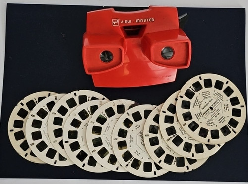 Vintage red gaf - red, view-master