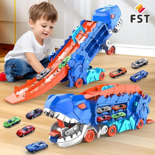 Truck car dinosaur transport - truck,