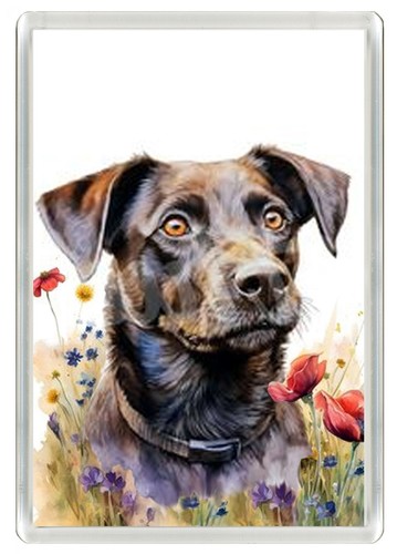 Patterdale terrier dog fridge - terrier,