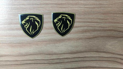 Dome badges yellow style - badges,