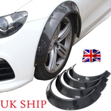 4× 800mm Universal ABS Fender Flares Wheel Arches New School Carbon Fiber Look