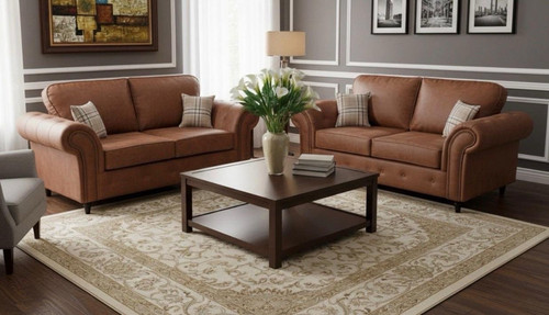 Oakland seater brown - 3+2,