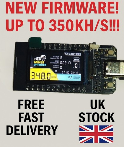 Bitcoin nerdminer 350 s - 350, kh/s