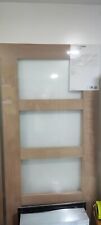 clear Glazed Shaker Oak veneer Iternal Door, 1981 X838 X35 can deliver locally