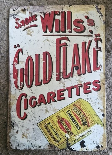 Vintage worn look wills gold - vintage,