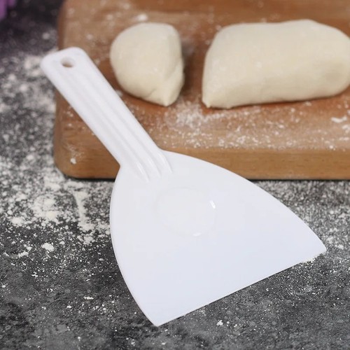Plastic cake scraper dough - scraper,