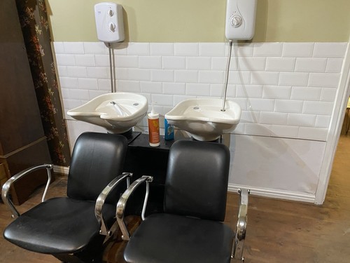 Salon chair backwash unit - chair,