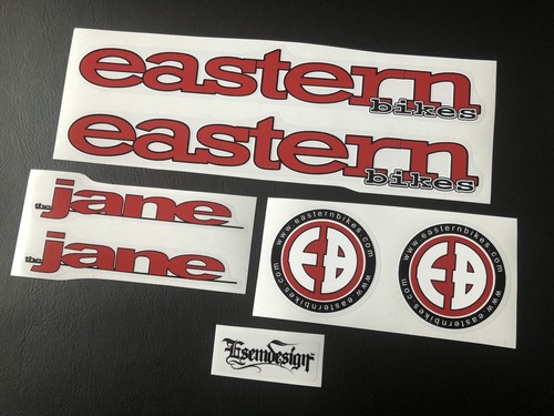 Eastern jane bmx decal - bmx, set